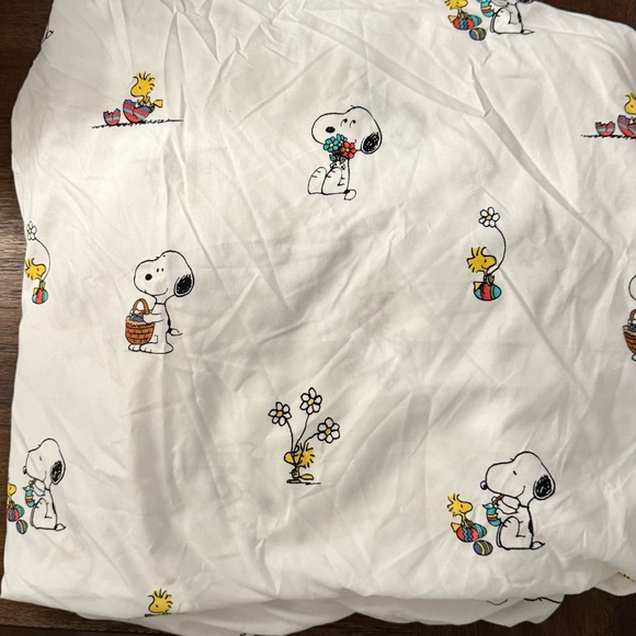 Kids Twin Size Snoopy Easter Sheet Set - Picture 1 of 3